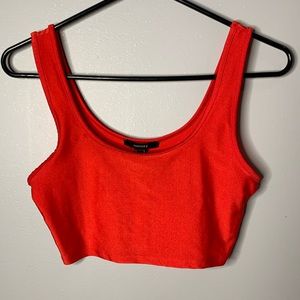 Forever 21 Red Crop Top